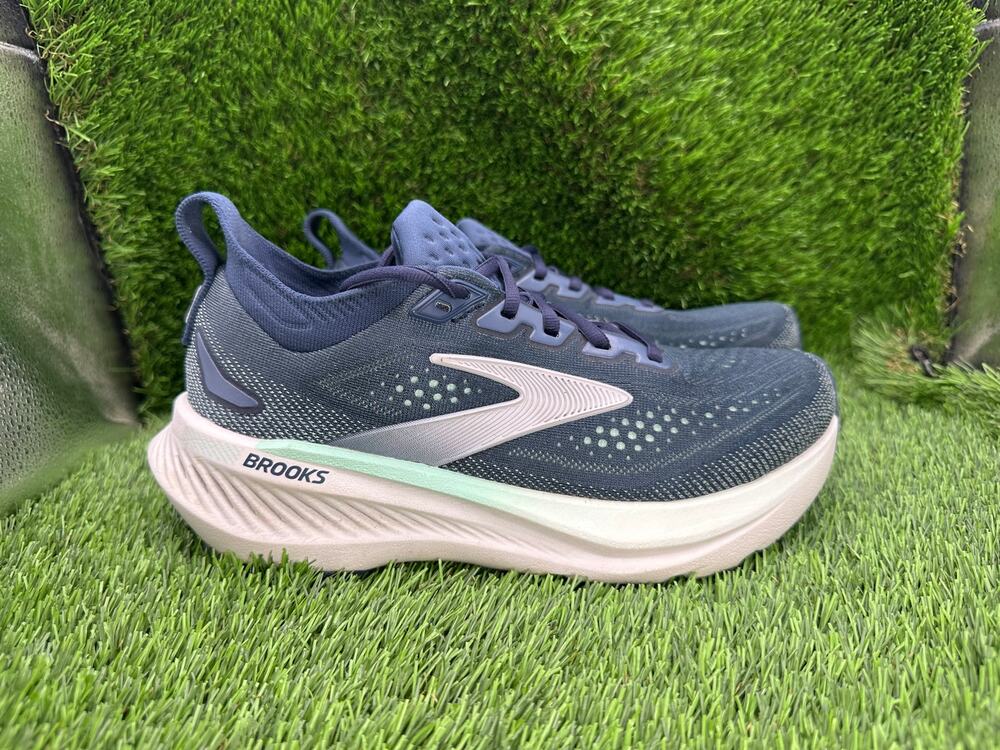 Brooks Glycerin GTS 23 1204921B453 Athletic Sneaker Women's 7B Blue Knit Jogging
